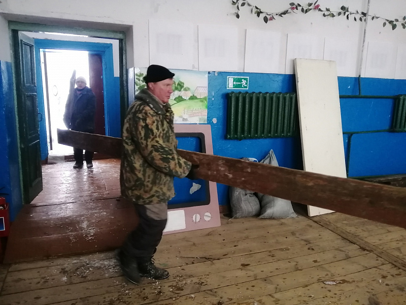 ​В деревне Галачевская Мышкинского района приступили к капитальному ремонту дома культуры